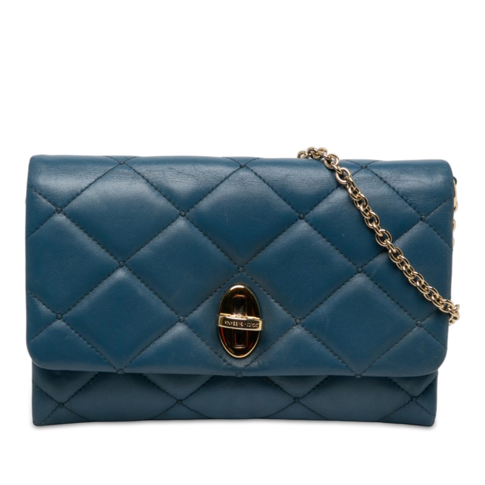 Pre-Loved Dolce & Gabbana Quilted Leather Chain Crossbody